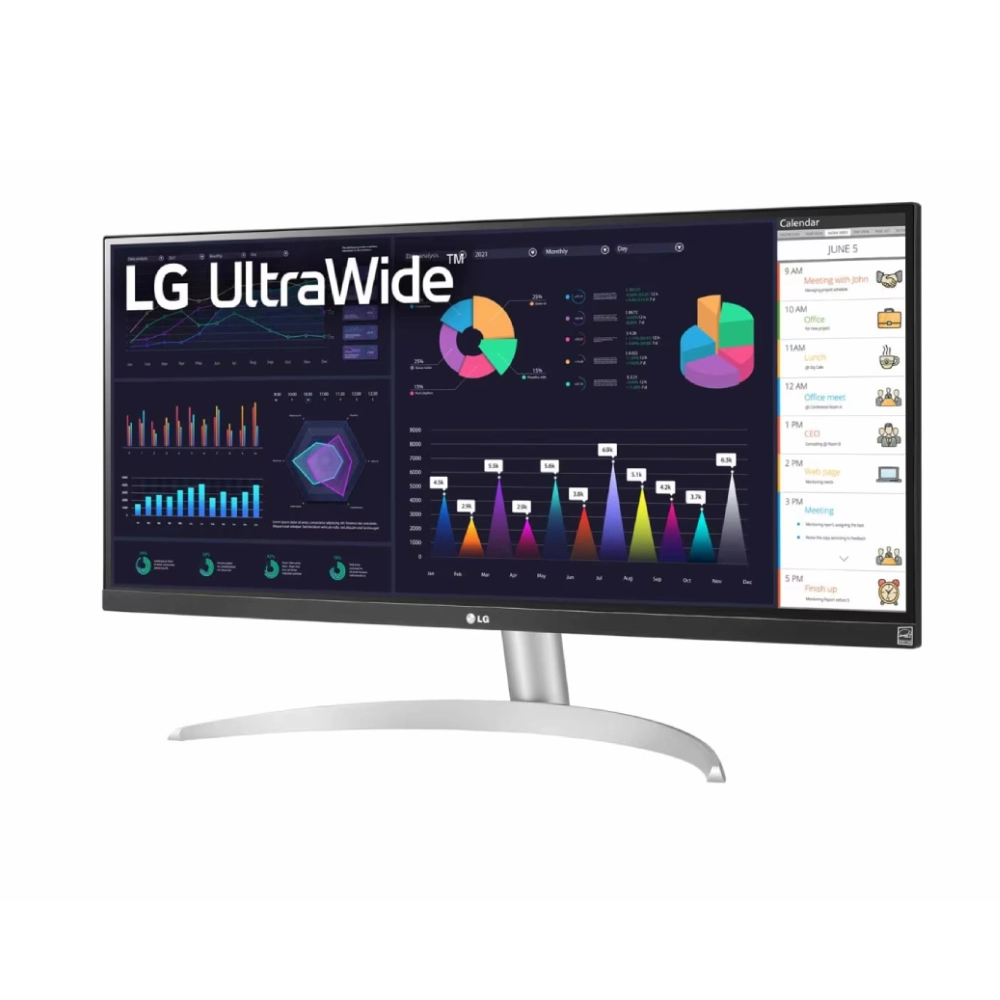 LG LED Monitor 29" Ultra Wide FHD IPS 100Hz with Speaker (29WQ600) view 2